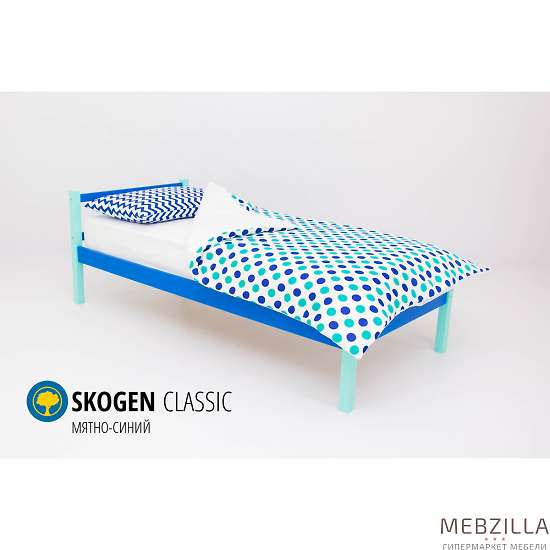 Купить кровать svogen classic мятно-синий - 7 890 руб.