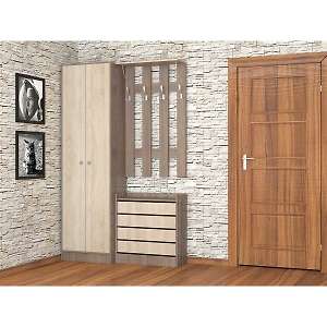 Прихожая Ямайка Комплект 2 (Ясень Шимо)