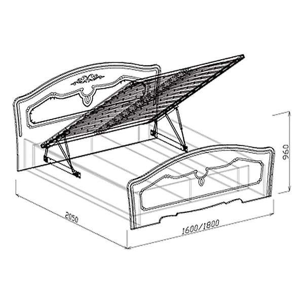 Купить кровать 1,4 ева - 18 205 руб.