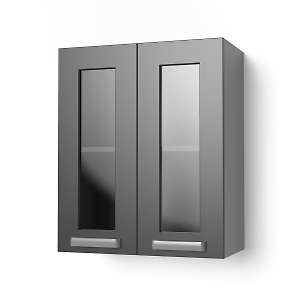 Шкаф навесной со стеклом 600 Бомбей 6ВС