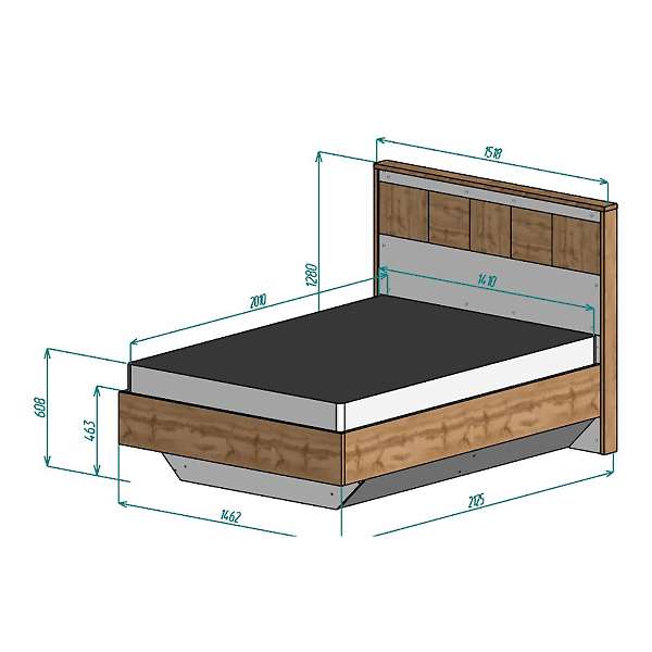Купить кровать 1400 аризона 2706.м1 - 22 900 руб.