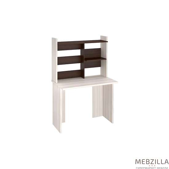 Купить стол компьютерный с надставкой нкл-100 домино lite скл-прям100 без ящиков - 8 590 ₽