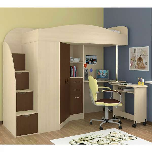 Купить кровать-чердак юниор 4 - 33 330 ₽