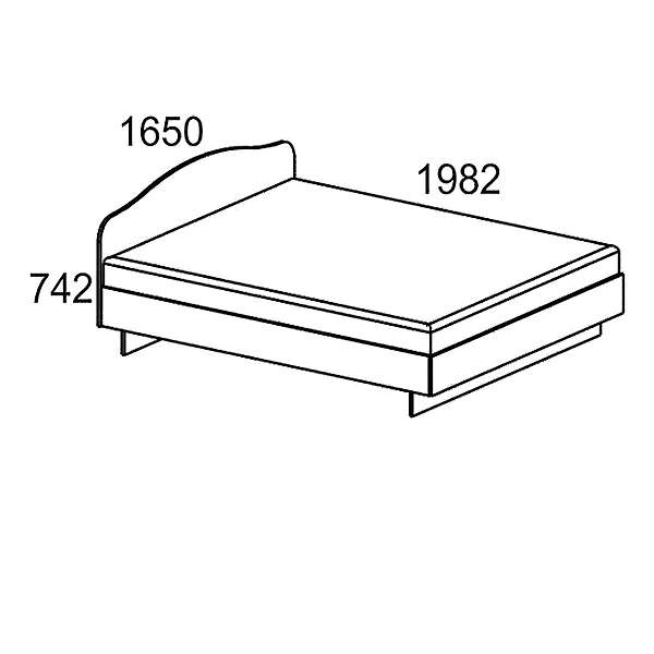 Купить кровать к-1,6 - 6 308 руб.