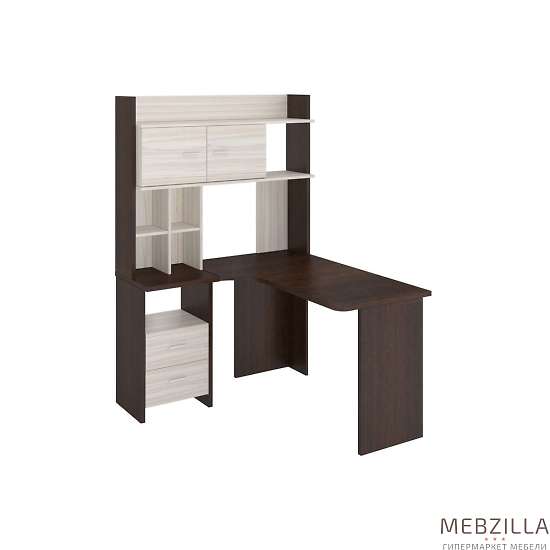 Купить стол компьютерный с надставкой нклх-120 домино lite скл-угл130 - 18 990 ₽