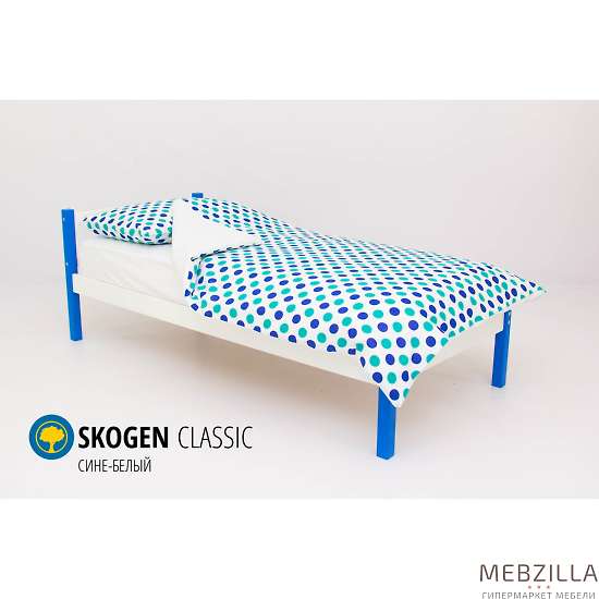 Купить кровать svogen classic сине-белый - 7 890 руб.