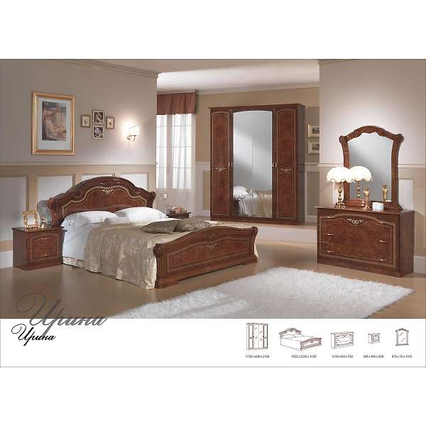 Купить спальный комплект четырехдверный ирина - 109 725 ₽
