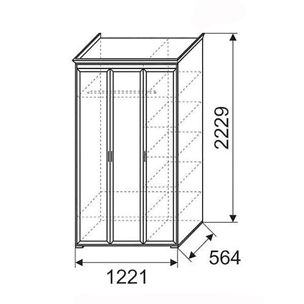 Купить шкаф трехдверный афродита 06 - 23 582 руб.