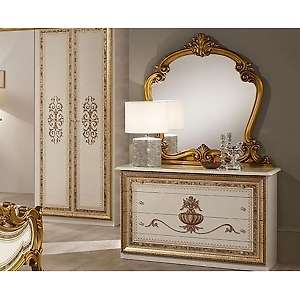 Спальный комод с зеркалом Анита