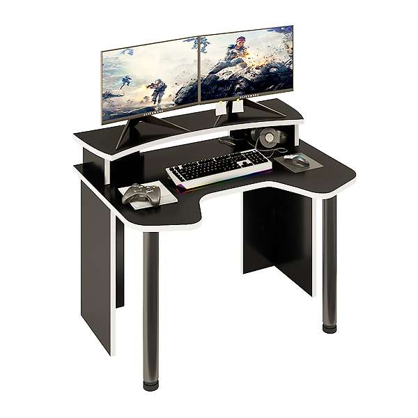 Купить стол компьютерный скл-игр120ч+нкил120 - 11 190 руб.