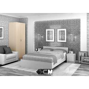 Шкаф со штангой ШК 554 2х створчатый Бася 