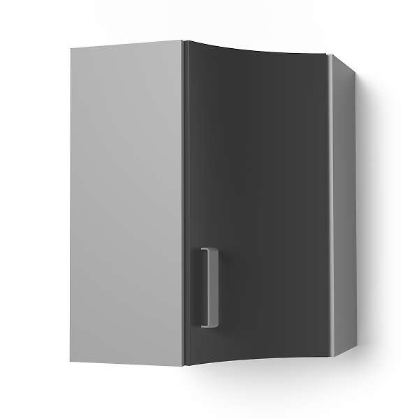 Купить шкаф навесной угловой 550х550 угол радиусный танго увр - 13 216 ₽