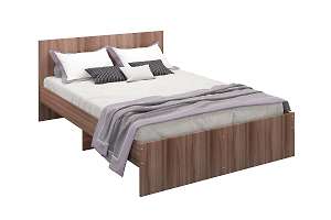 Кровать Мона 140х200, ясень темный