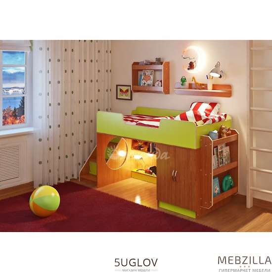 Купить кровать легенда 2.4 с полками - 21 260 ₽