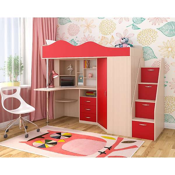 Купить кровать-чердак пионер 1 - 37 790 ₽