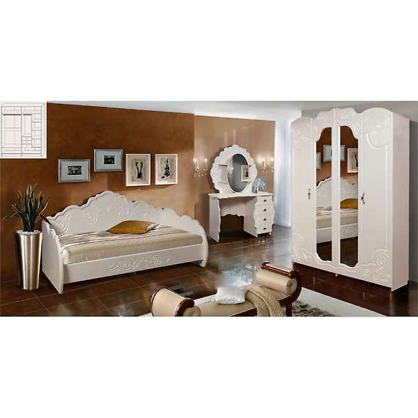 Купить кровать 900 жемчужина  кмк 0380.9 - 40 219 руб.