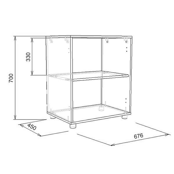 Купить стеллаж л-03 - 2 820 ₽