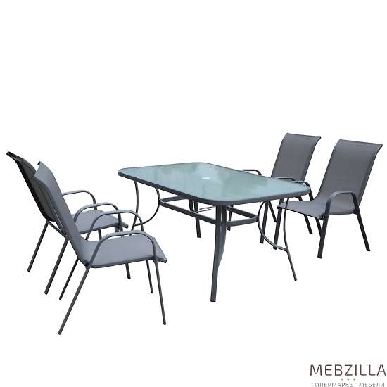 Купить комплект садовый kingston (стол + 4 кресла) sf4001+sf5001 (4) - 23 613 руб.
