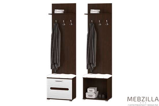 Купить мишель тумба с мягким элементомвенге/белый страйп/экокожа reex white - 6 329 руб.