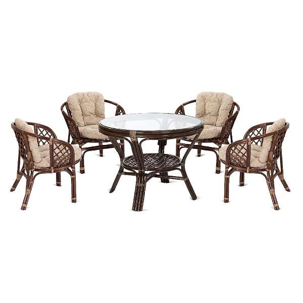 Купить комплект обеденный (стол + 4 кресла) 22/02 + 03/10в - 55 784 ₽