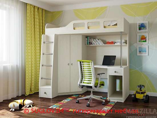 Купить кровать-чердак астра 7 - 24 500 руб.