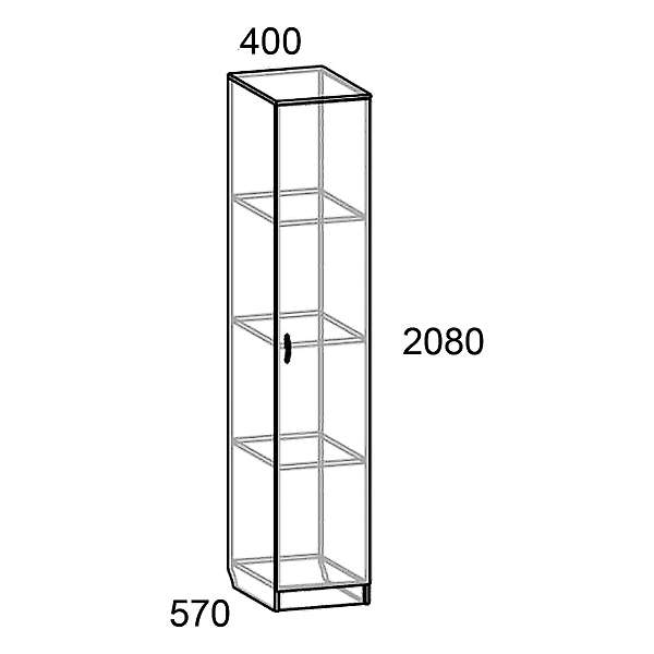 Купить шкаф однодверный св-10 светлана лдсп стандарт - 4 712 руб.