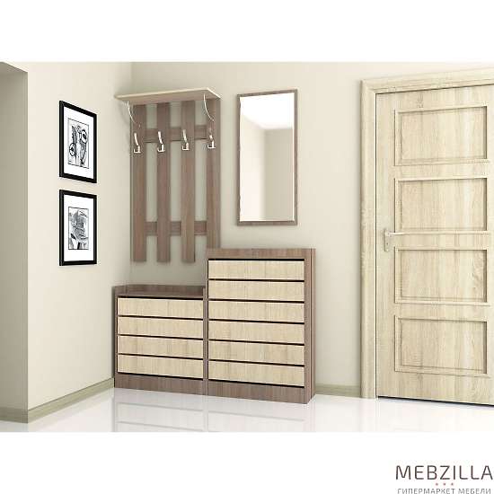 Купить прихожая ямайка комплект 4 (ясень шимо) - 11 804 руб.