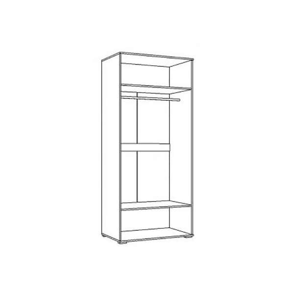 Купить шкаф двухдверный ненси - 9 090 руб.