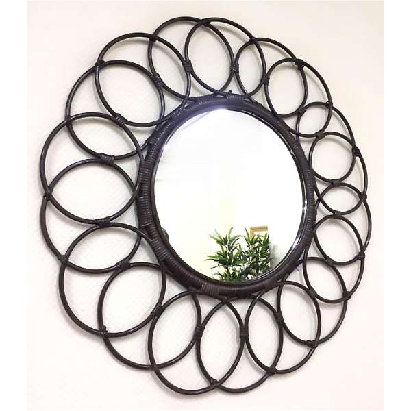 Купить зеркало из натурального ротанга 50/01-м - 7 299 ₽