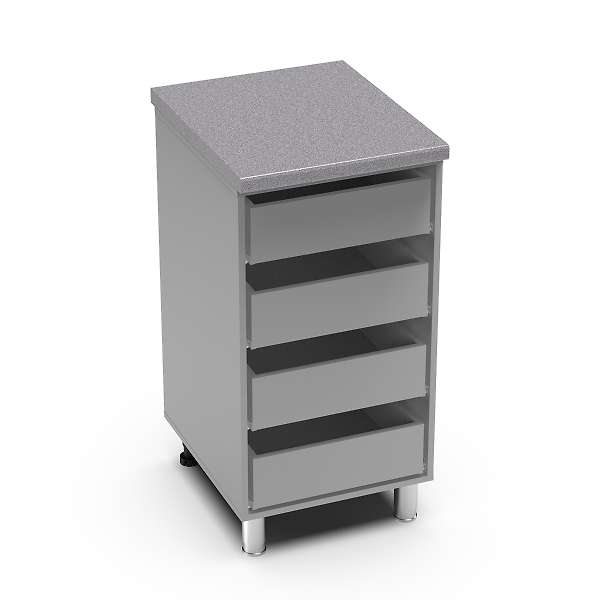 Купить рабочий стол 500 с 4 ящиками танго 5р4 - 7 374 ₽