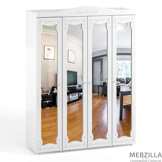 Купить шкаф четырехдверный италия ит-61 - 33 726 руб.