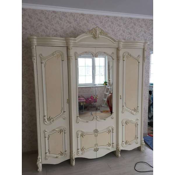 Купить шкаф четырехдверный с зеркалами рафаэлла - 53 460 руб.