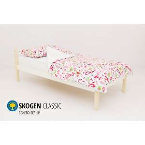 Кровать Svogen Classic Бежево-белый