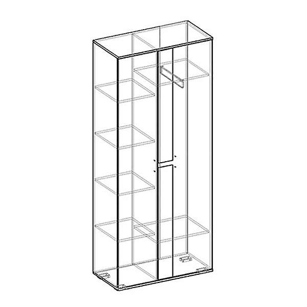 Купить шкаф двухдверный алегро - 12 983 руб.