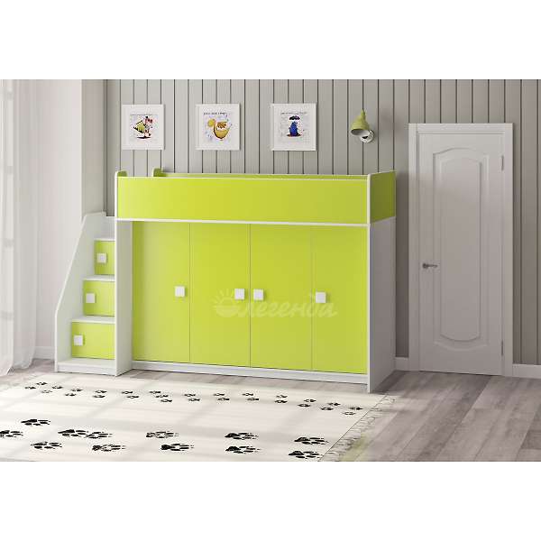 Купить кровать-чердак легенда 43.5.1 - 26 060 ₽