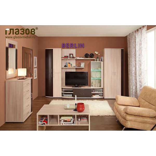 Купить гостиная berlin композиция 8 - 37 656 ₽