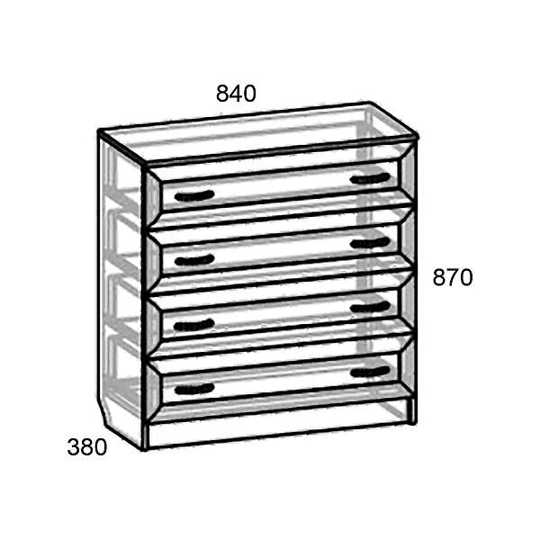 Купить комод свр-15 светлана (рамка) стандарт - 6 764 руб.