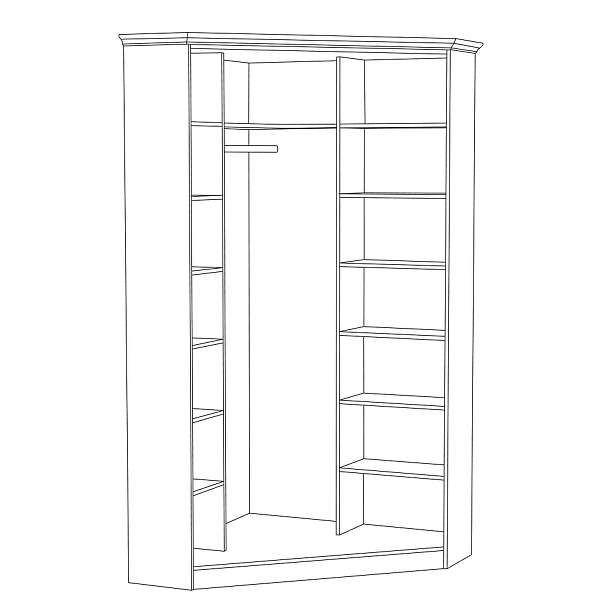 Купить шкаф для одежды 13.124 ливерпуль - 20 020 руб.