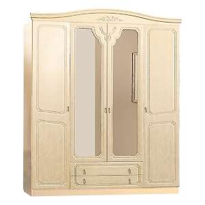 Шкаф четырехдверный Лира