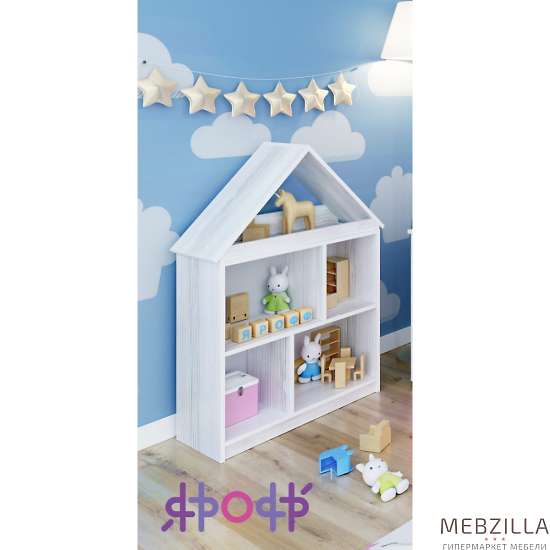 Купить стеллаж домик для кукол - 3 140 ₽