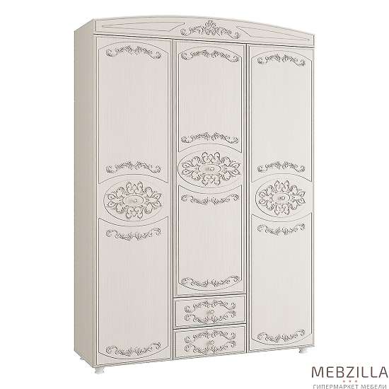Купить шкаф трехдверный комбинированный каролина - 23 380 руб.