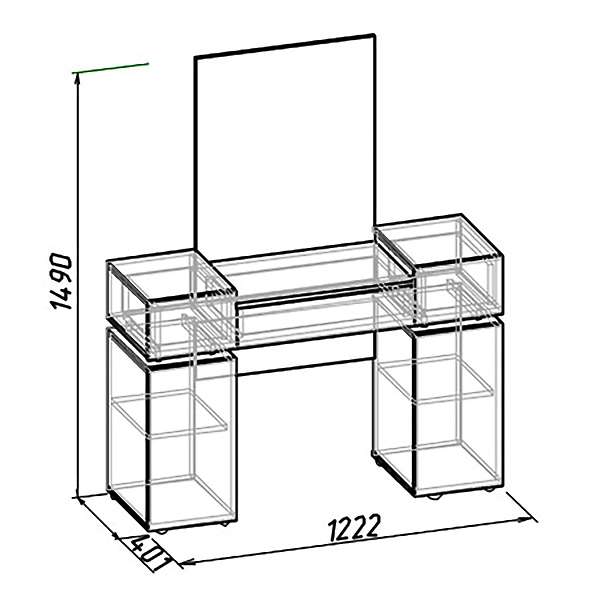 Купить стол туалетный 1 hyper - 11 629 ₽
