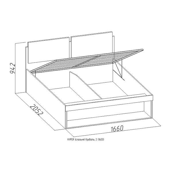 Купить кровать 2 hyper - 27 499 руб.