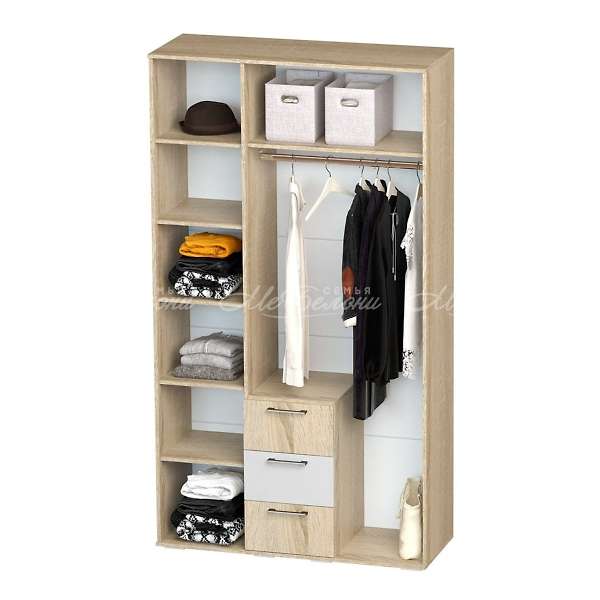 Купить шкаф трехдверный шк-14 белладжио - 13 456 руб.