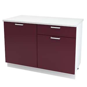 Шкаф напольный с одним ящиком Мария ШН1Я 1200 Б/СТ