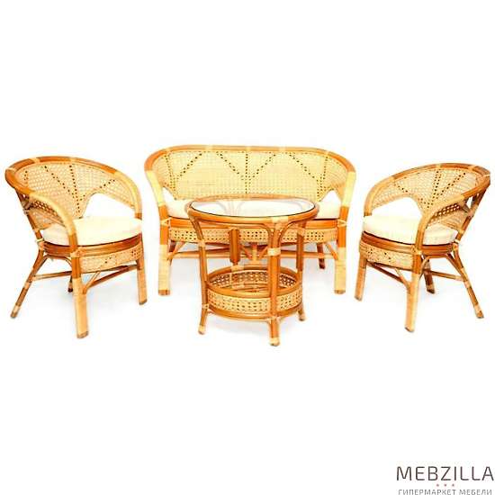 Купить комплект кофейный пеланги (стол + 2 кресла + двухместный диван) 02/15-2 - 47 636 руб.