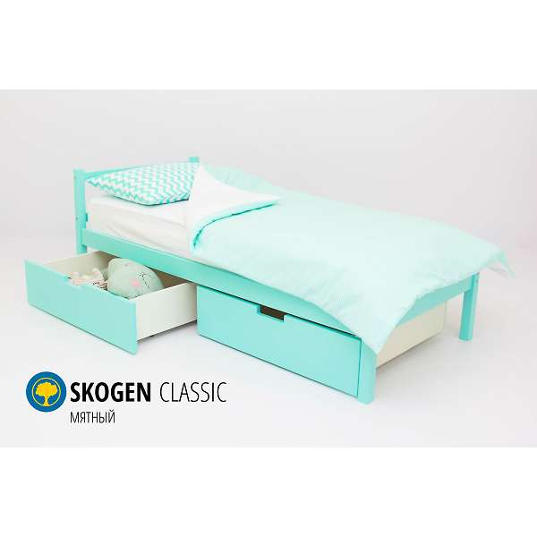 Купить кровать svogen classic мятный - 7 890 руб.