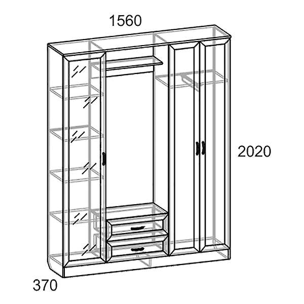 Купить прихожая ан-2 анечка - 14 516 руб.