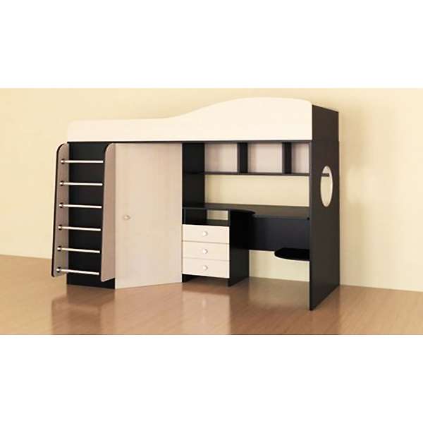 Купить кровать-чердак кадет 1 с металлической лестницей - 31 100 руб.