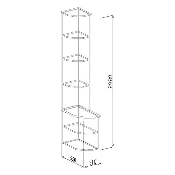 Купить угол завершающий 16 диана люкс - 3 854 руб.